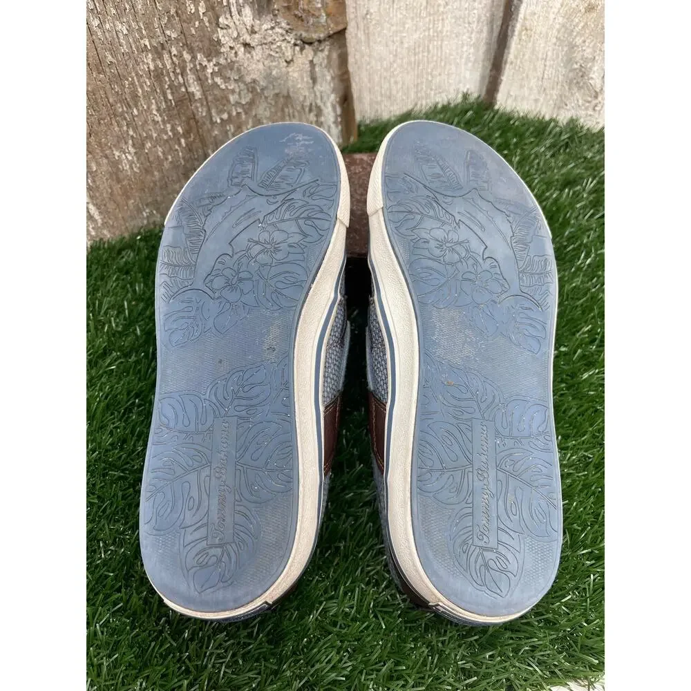 Tommy Bahama Stripes Boat Shoes Men's 8